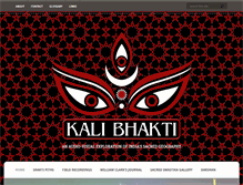 Tablet Screenshot of kalibhakti.com